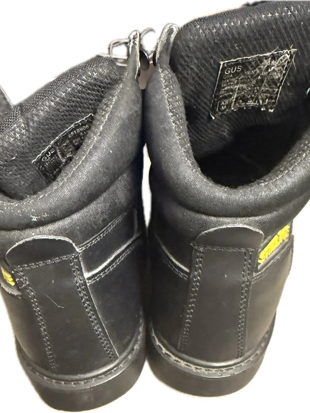 Brahma Black Men's Lace-Up Work  Biker Rockabilly,combat BOOTS pre-owned